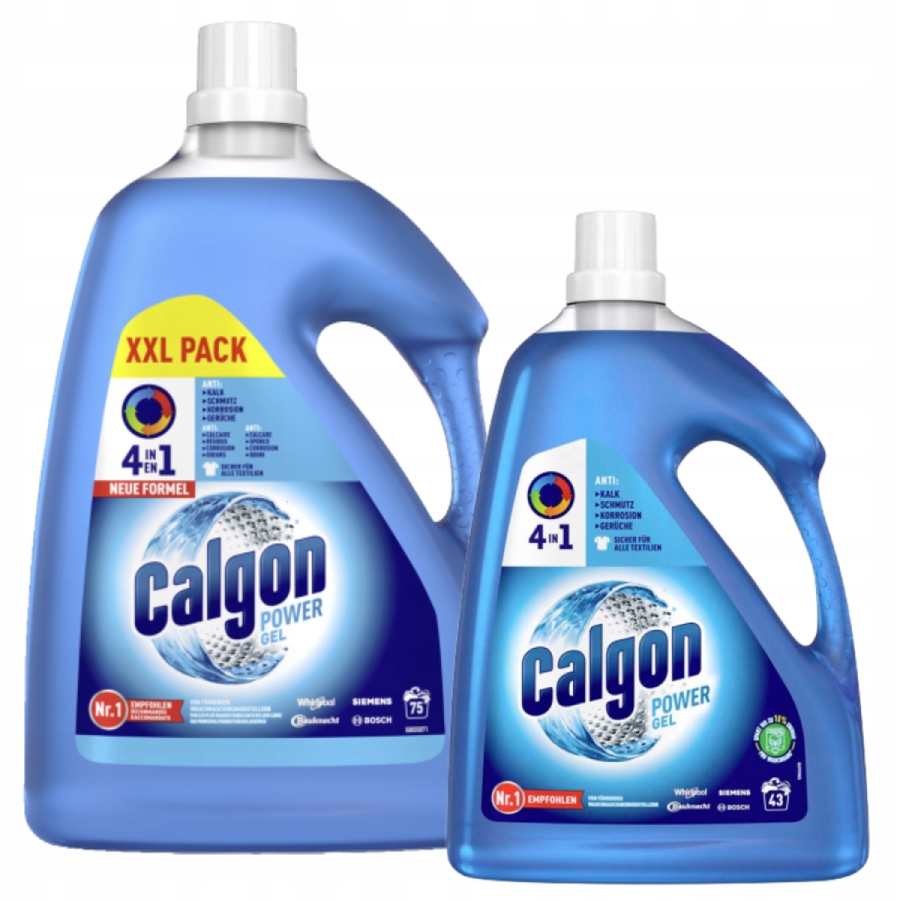 Levně Calgon Power Gel gel odvápňovač změkčovač 4v1 1x75p 1x43 praní 118p