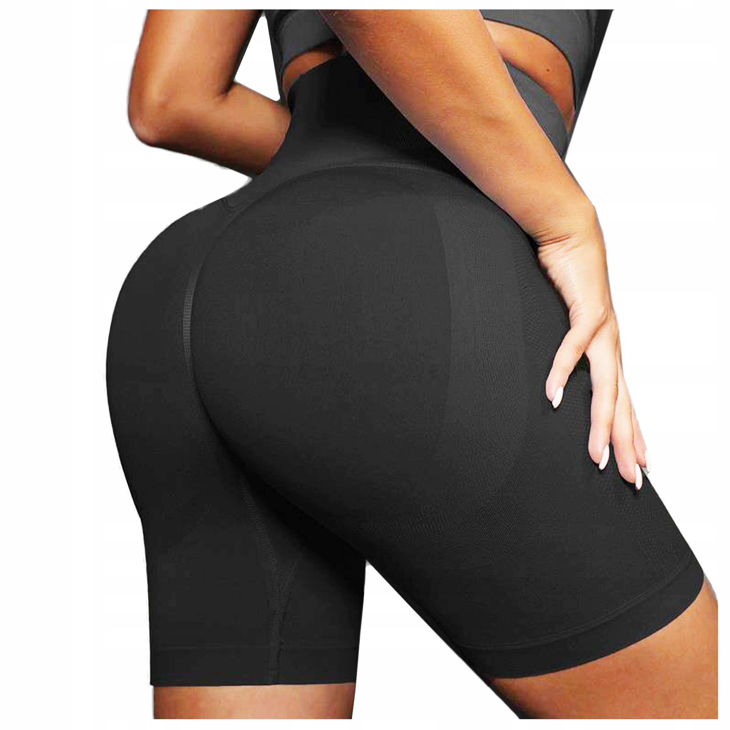 

Szorty sportowe spodenki Push Up wysoki stan L