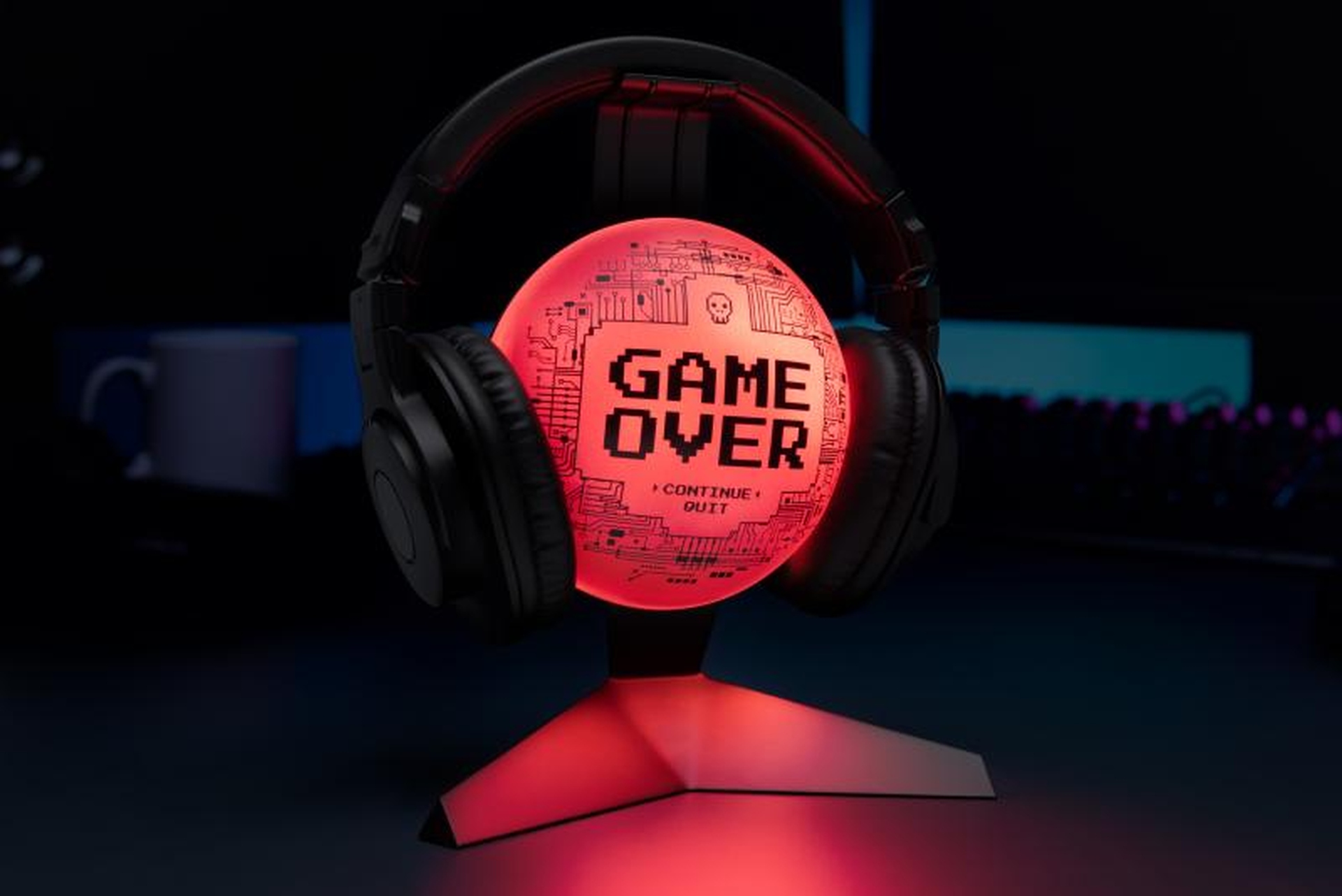 Lampka nocna Stojak Game Over na słuchawki Paladone Rodzaj lampka
