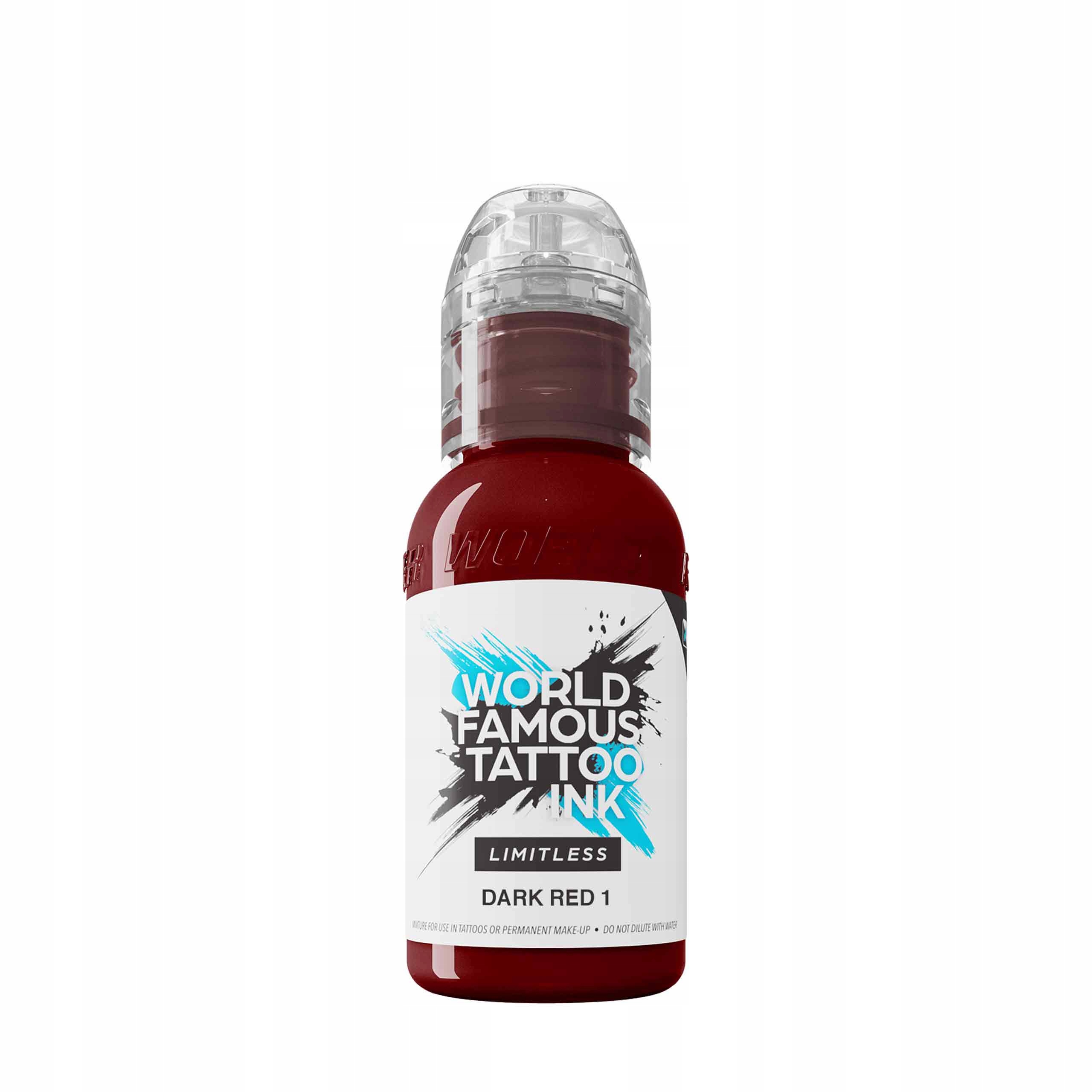 World Famous Ink Dark Red 1 30 ml Limitless Farba do tatuowania