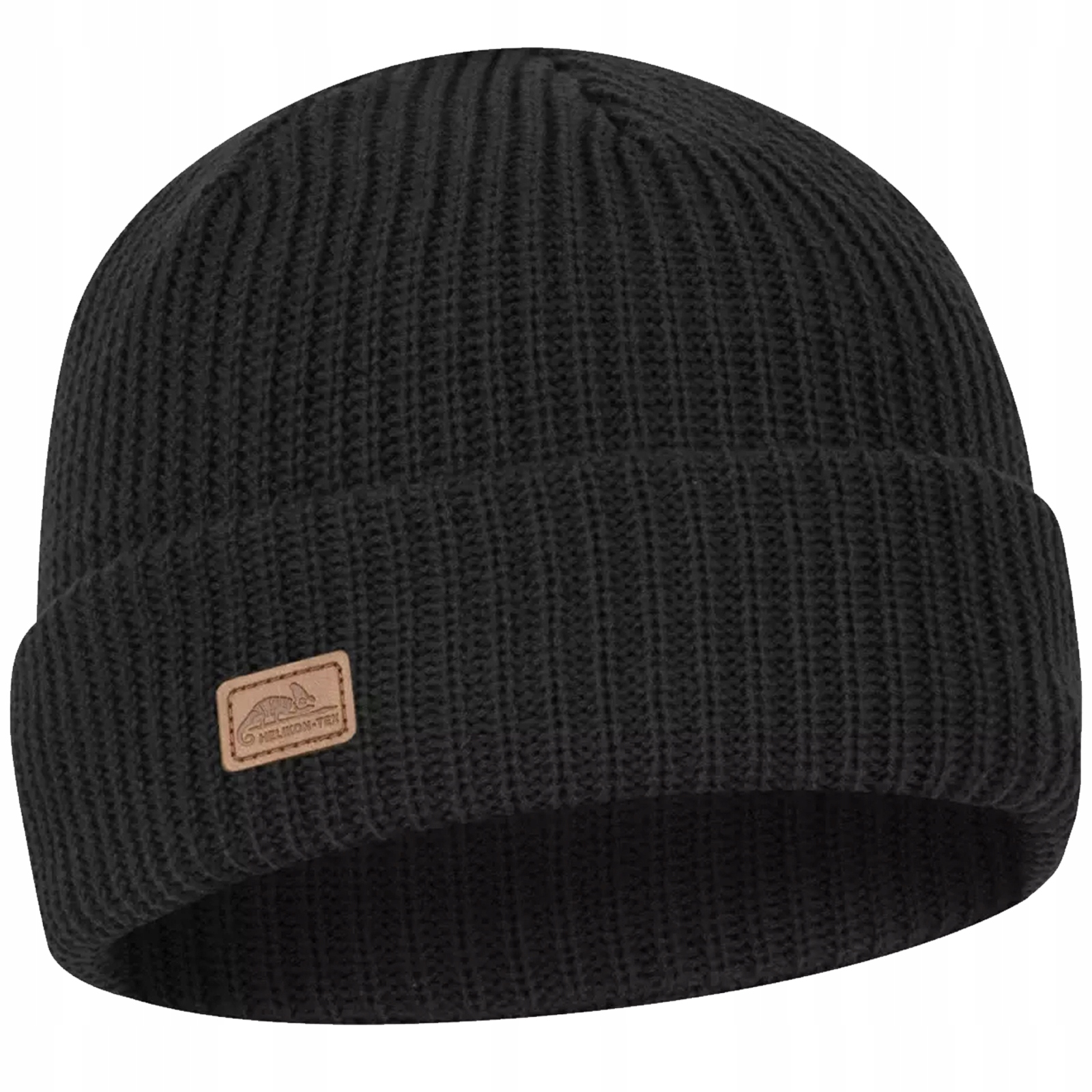 Czapka Zimowa Wanderer Wełna Merino Na Zimę Bushcraft Helikon Czarna