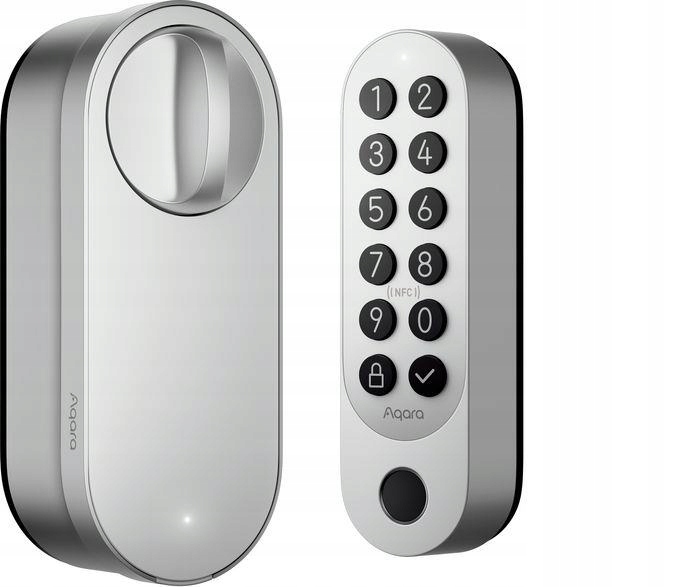 Smart Home Zámok U200/STRIEBORNÝ EL-D02D-S Aqara