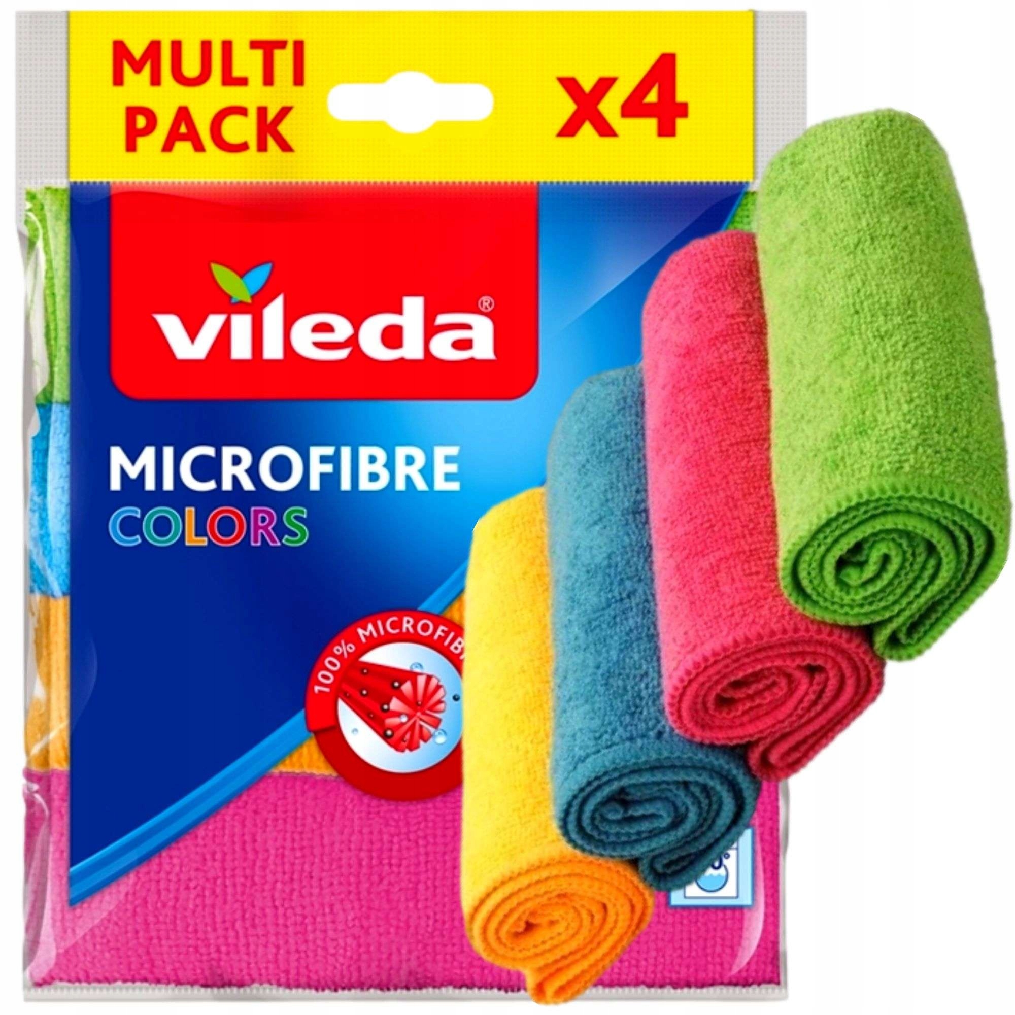

Vileda Ścierka Colors Mikrofibra Ściereczka Zestaw