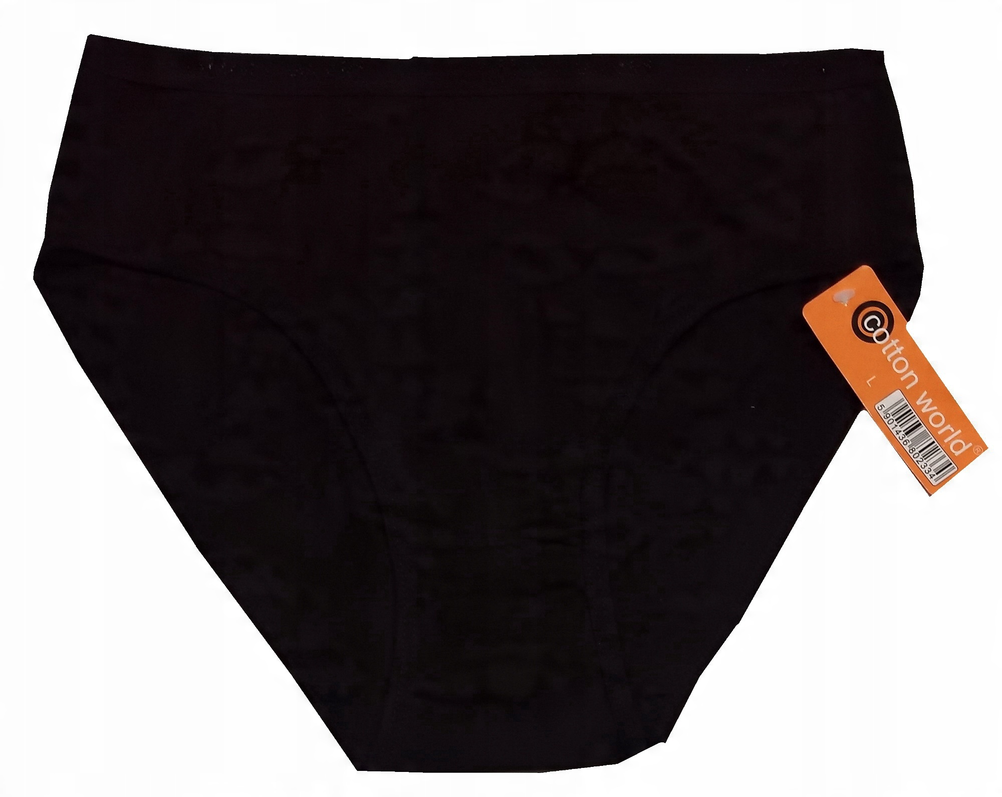 

Majtki Figi damskie Czarne xxl Wysokie bawełna 2XL
