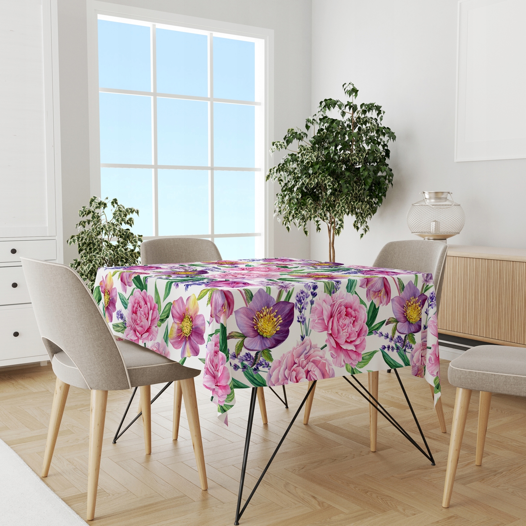 OBRUS PLAMOODPORNY 140X220 GŁADKI MATOWY GRUBY Kolor wielokolorowy