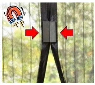 MOSKITIERA DRZWIOWA magnesy na drzwi 210x100cm Marka Smukee