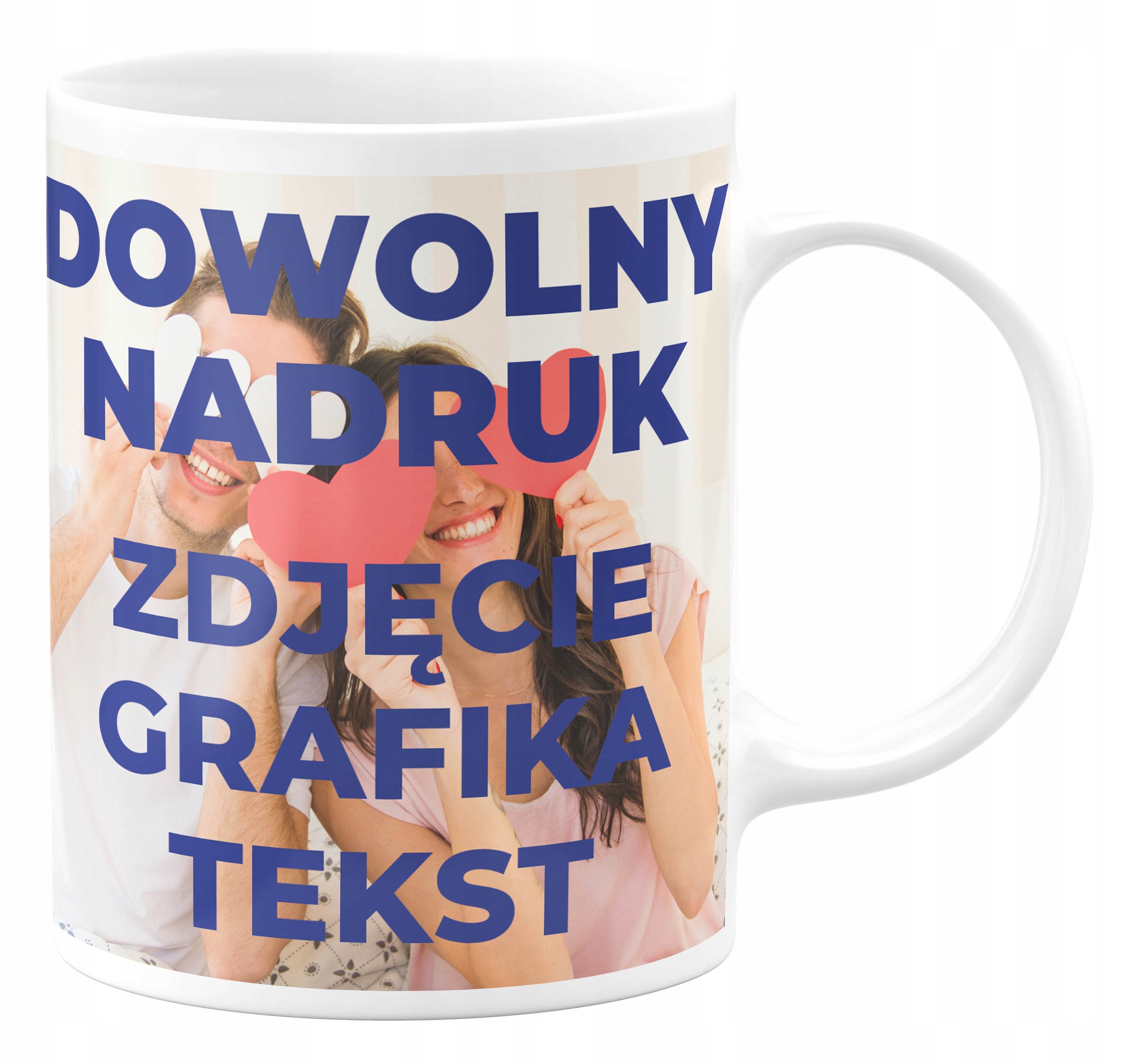 

Kubek z własnym nadrukiem zdjęciem grafiką Foto