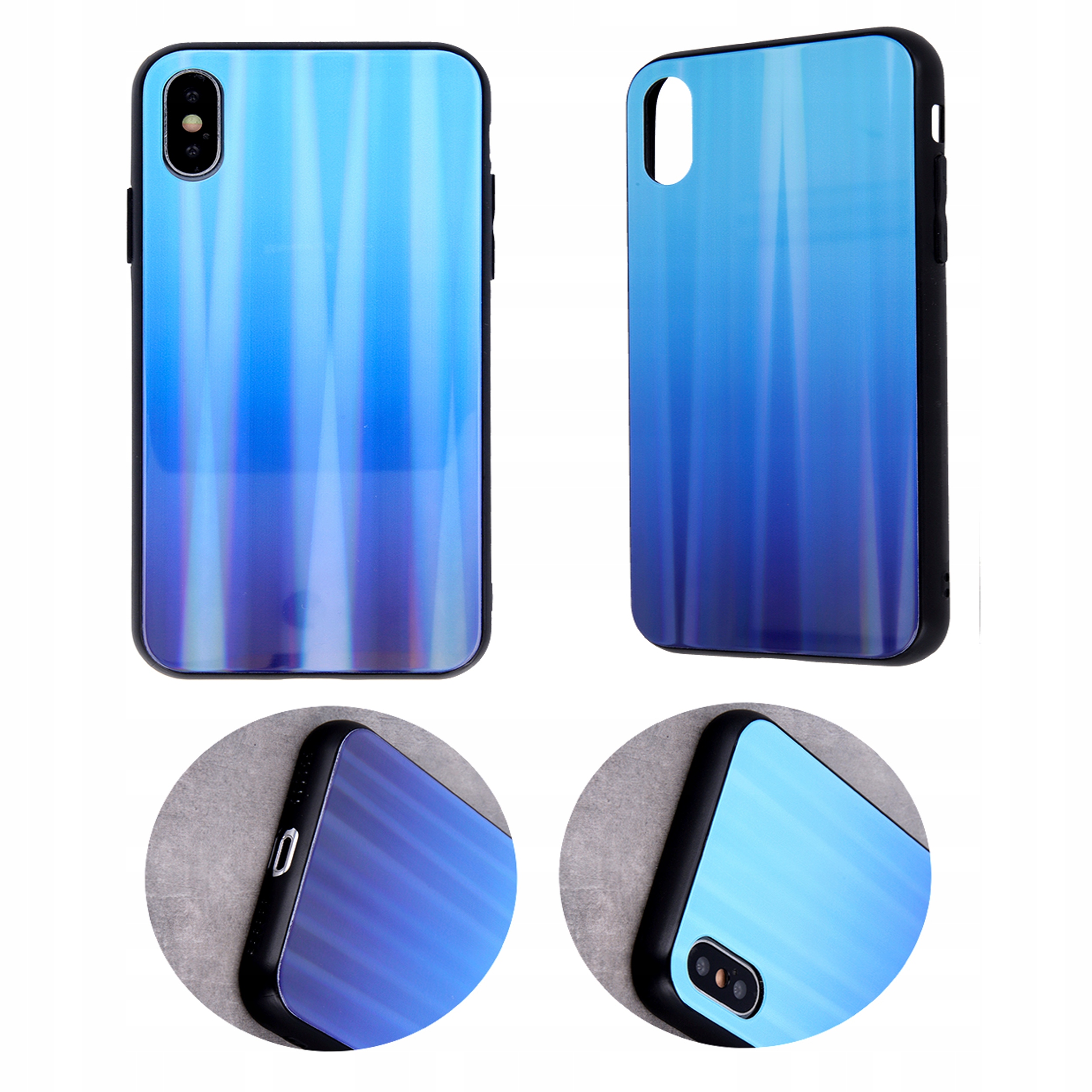 

Nakładka Aurora Glass do Huawei P40 Lite E niebies