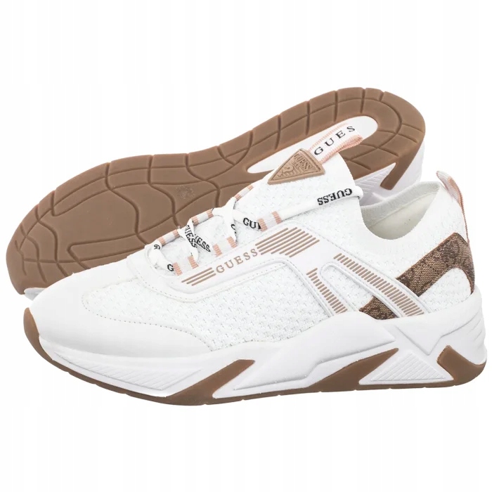 Dámské sportovní tenisky Guess Genga Flpgen White Bílé