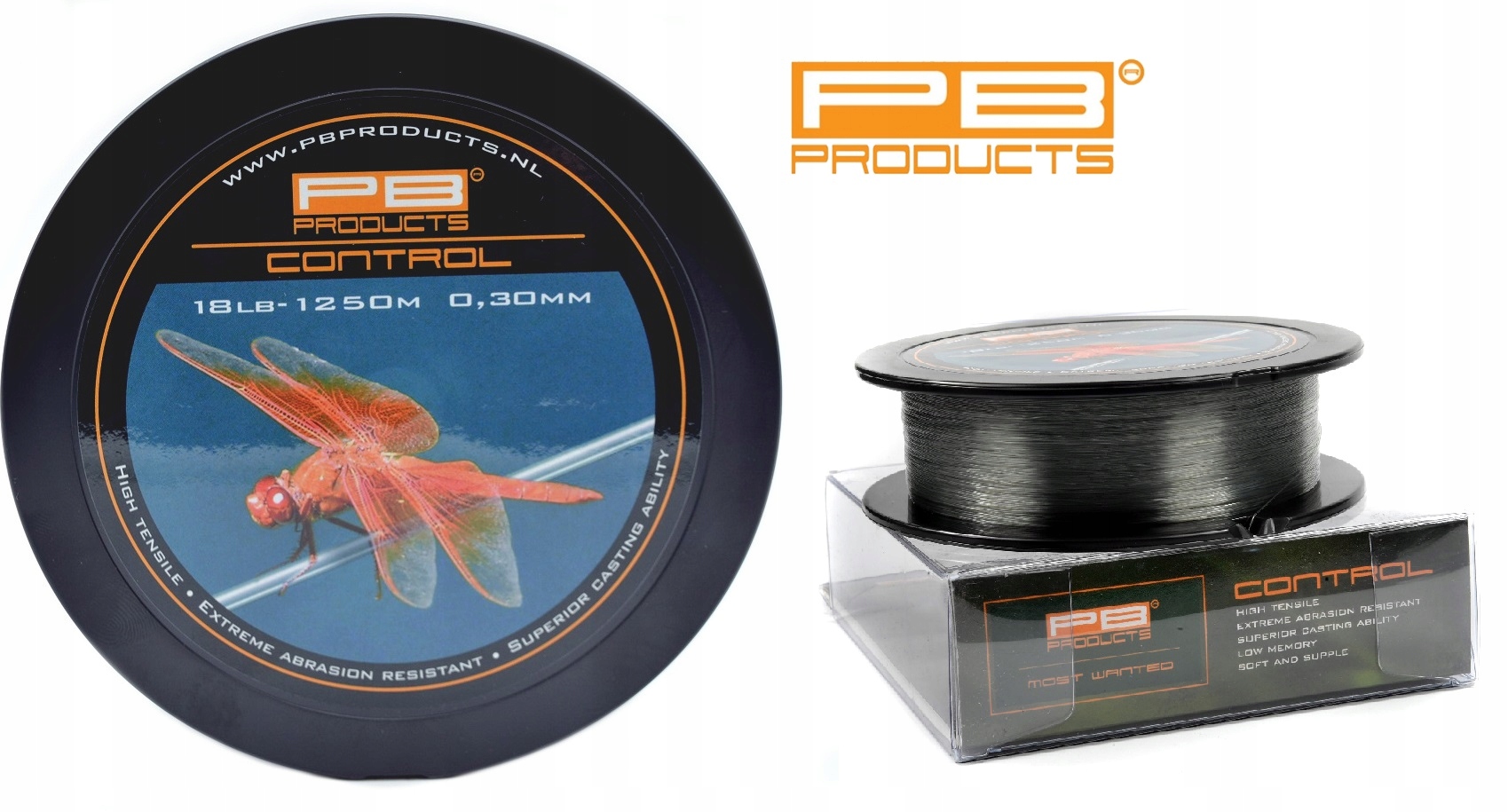 Żyłka główna Control Mono 18lb 0,30mm 1250m Pb