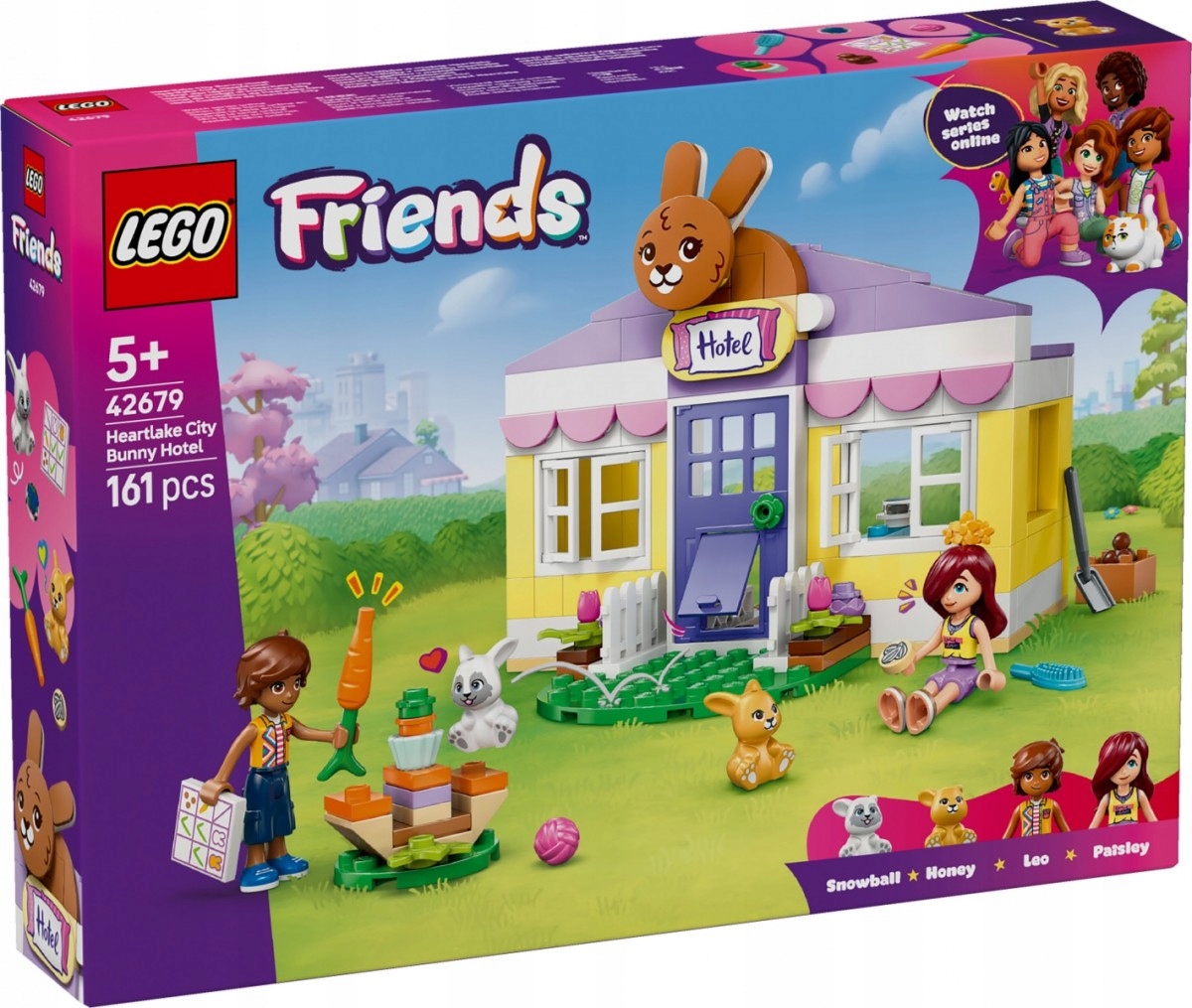Lego stavebnice Friends 42679 Hotel pro králíky ve městě Heartlake