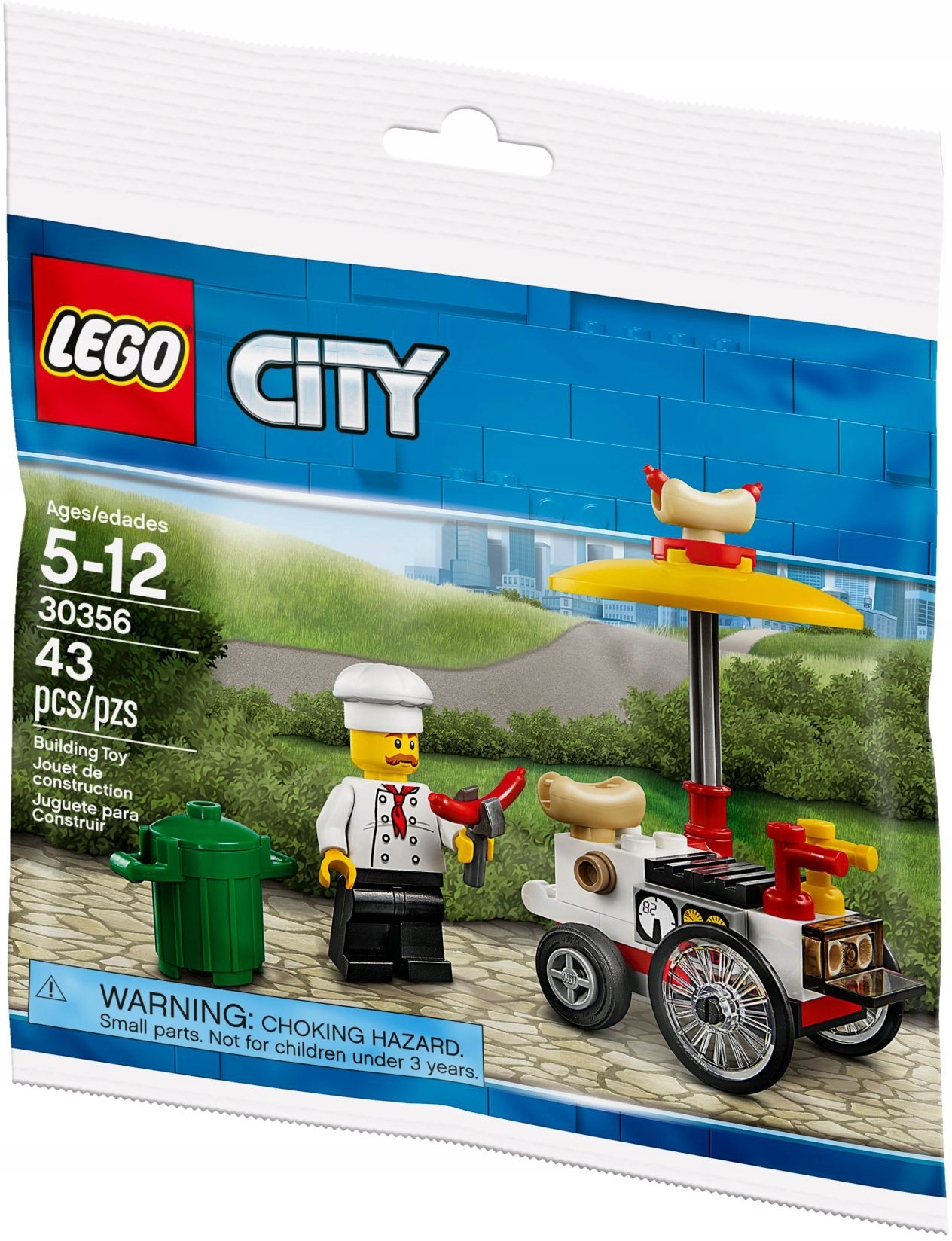 Lego City 30356 stoisko z hot dogami saszetka z klockami