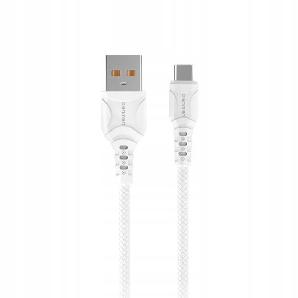 ŁADOWARKA DO TELEFONU KOSTKA SIECIOWA KABEL USB C BIAŁA DWA PORTY USB Marka Denmen