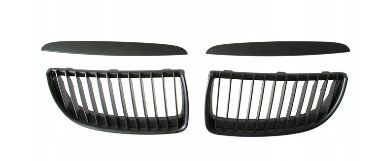 BMW 3 E90 04- ATRAPY NERKI GRILL MATOWE