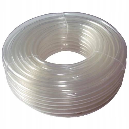 Biela hadica bez opletenia 5 mm, 100 m, Pružná Pvc rúrka pre inštaláciu, profesionalita