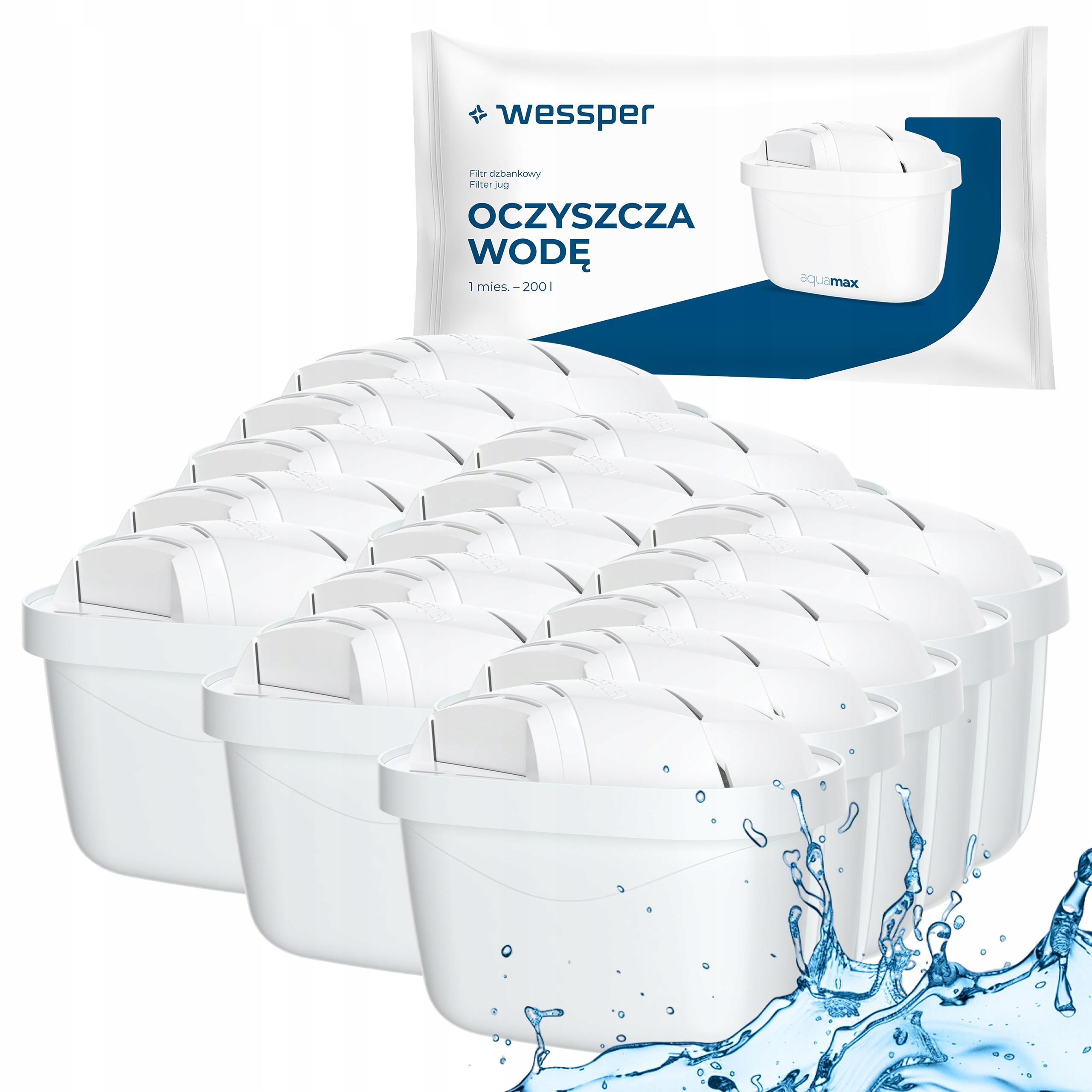 Wessper aquamax Standard filtr do filtrační konvice Dafi náhradní 15x