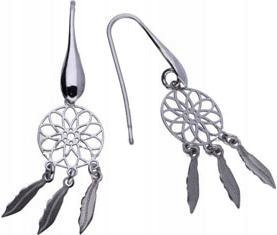 Stříbrné náušnice závěsné 925 lapač snů 2,50 g ženské stříbro efektní