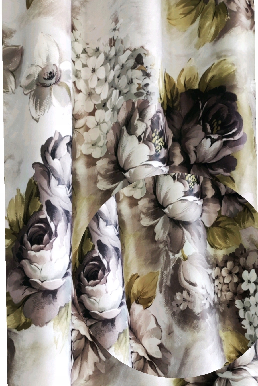 

Tkanina Zasłonowa Kwiaty 280CM Blackout 70% Szary
