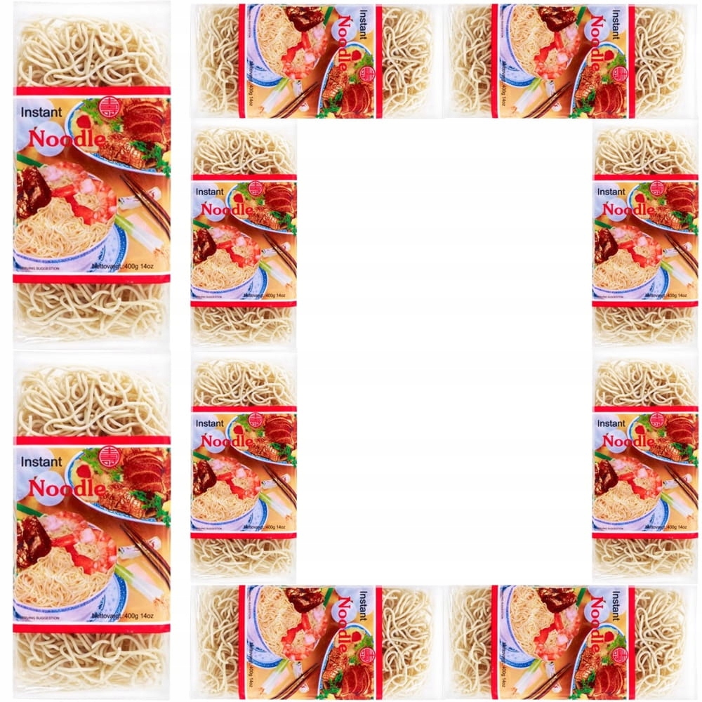 Levně 10 x Čínské instantní těstoviny na smažení na vatovém vosku 400 g