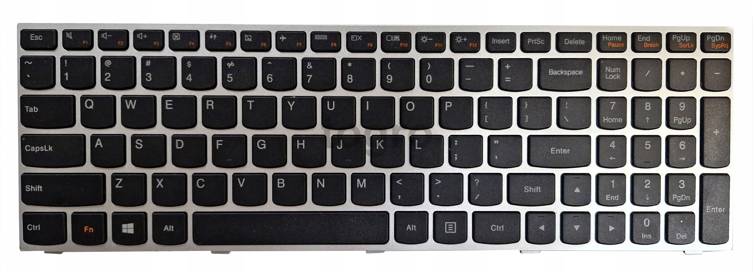 Nová Klávesnica Pre Lenovo 300 500 700 B50 B70 E50 G50 G70 M50 Z50 Z70 Strieborná