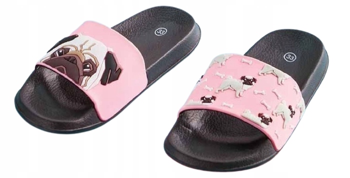 

Klapki dziewczęce Young Style 32 Mops