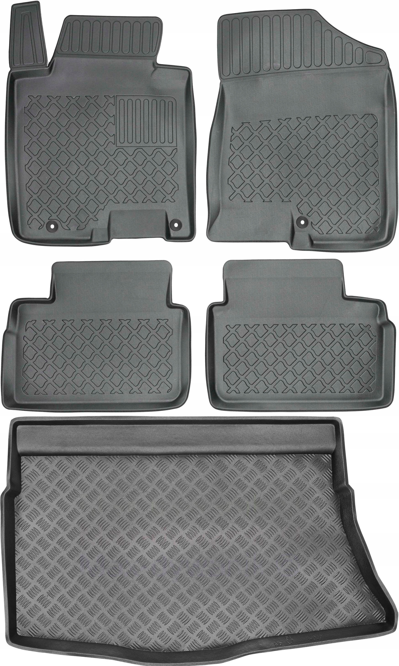 Kia Ceed II Hatchback od roku 2012-2017 Sada Koberce batožinový priestor