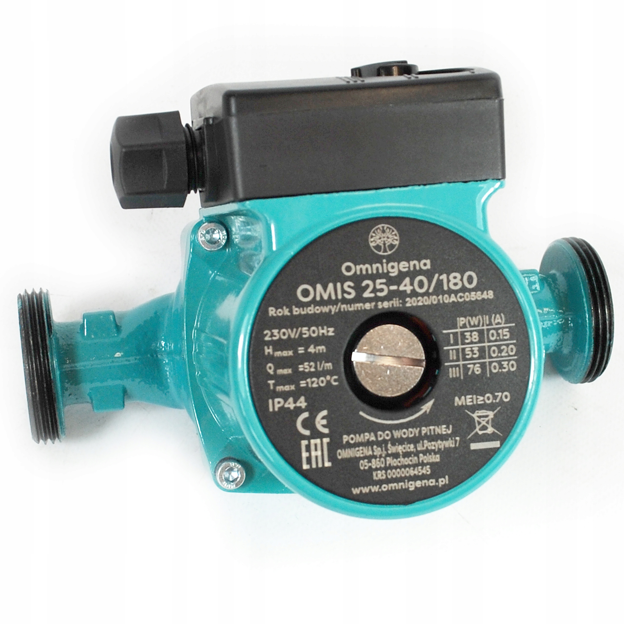 

Pompa Obiegowa Co Do Pieca Omis 25-40 Omnigena