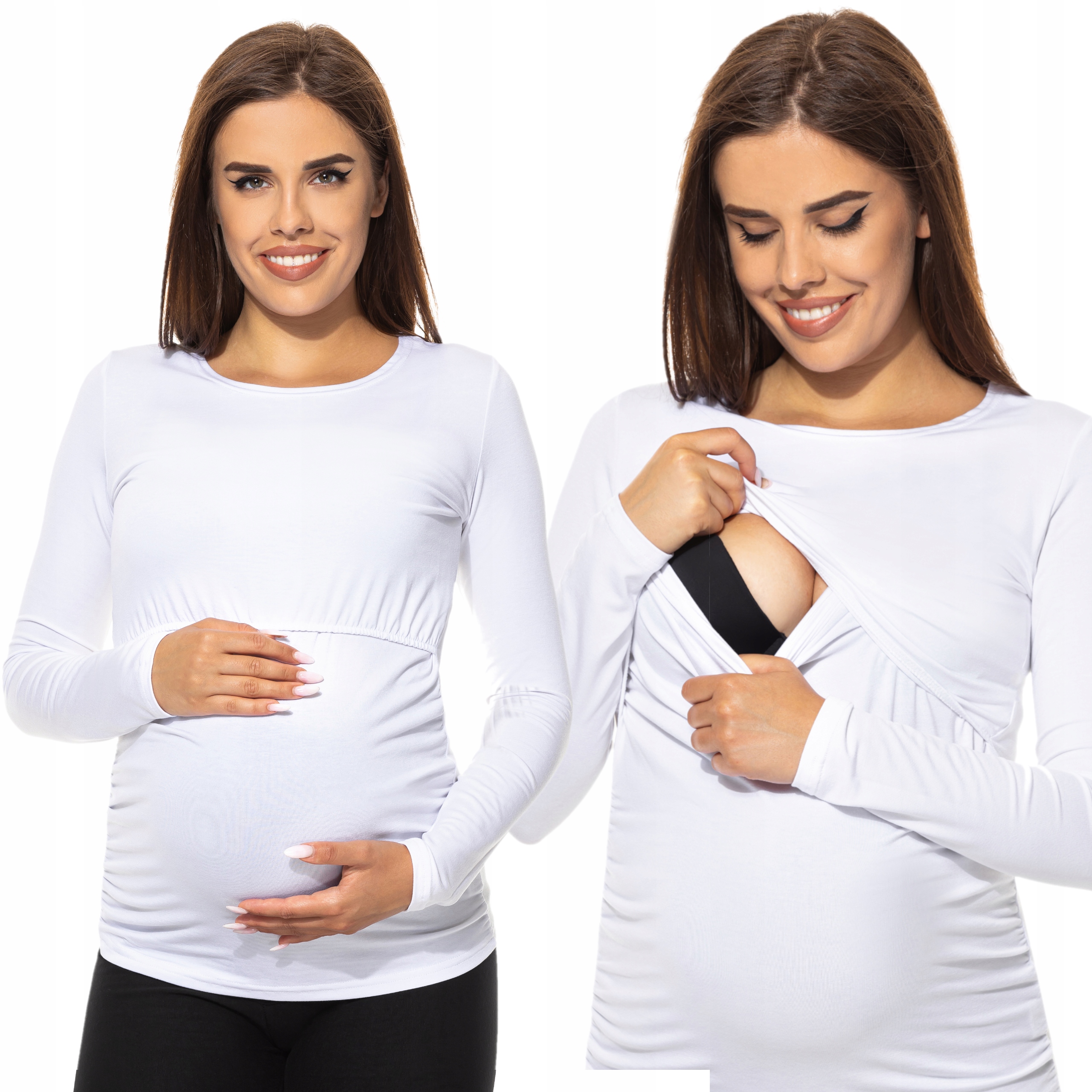 

Bluzka Ciążowa Do Karmienia długi rękaw M