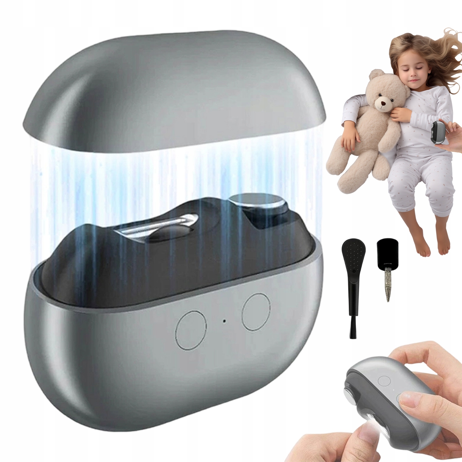 Automatický Elektrický Kleštičky Na Nehty 3V1 Pro Děti Seniory