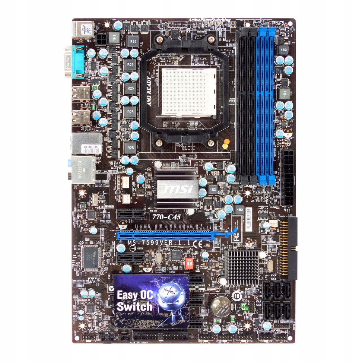 Msi MS-7599 VER:1.1 770-C45 Socket AM3 DDR3 PCIe Pci Atx