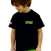 

Koszulka Dziecięca T-shirt Straż Pożarna Fluo 128