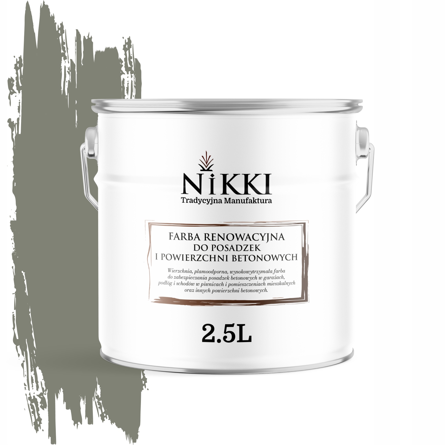 Farba Na Renováciu Betónových Podláh 2,5 L Cementovo Šedá RAL7033 Saténová