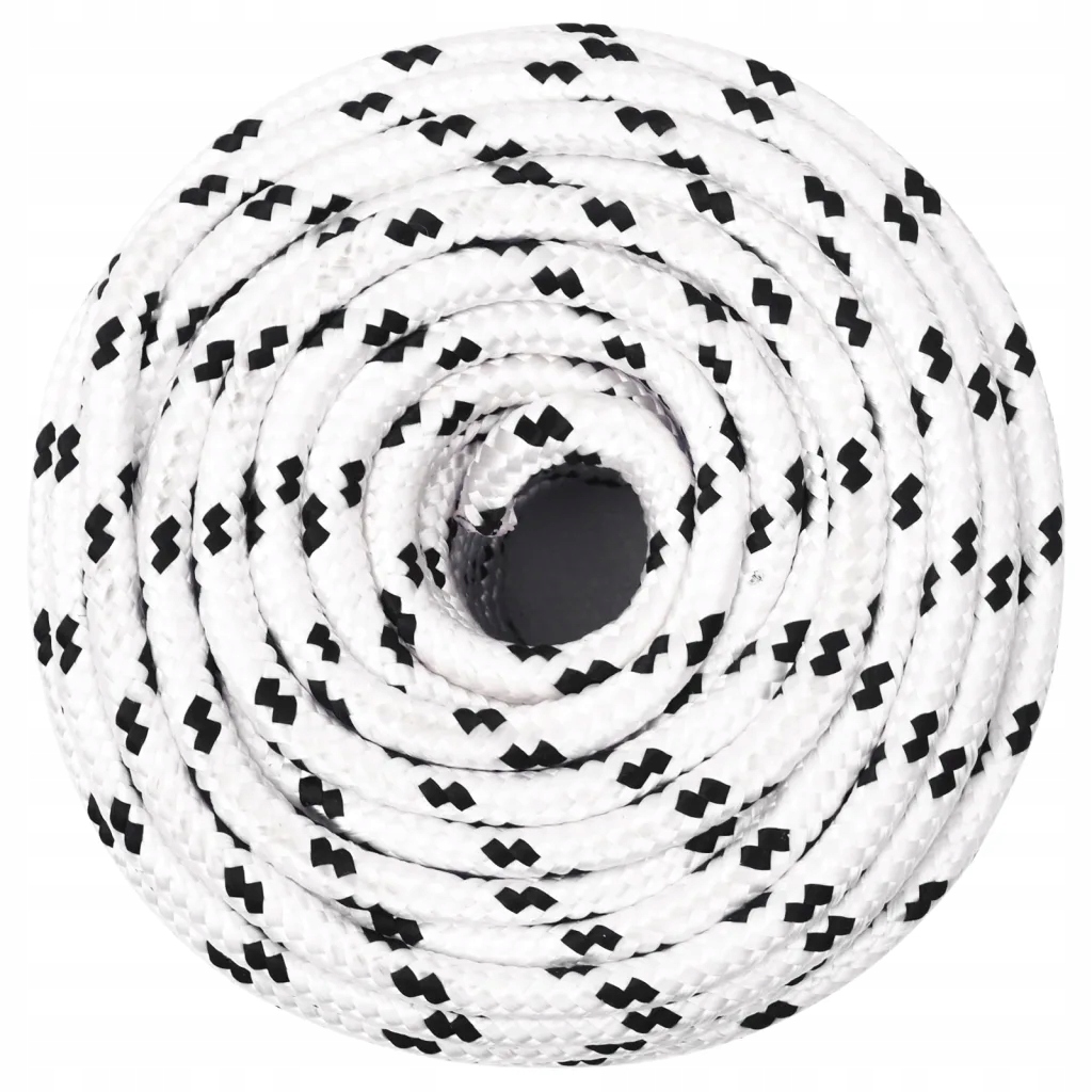 Lina robocza, biała, 10 mm, 100 m, poliester Marka VidaXL