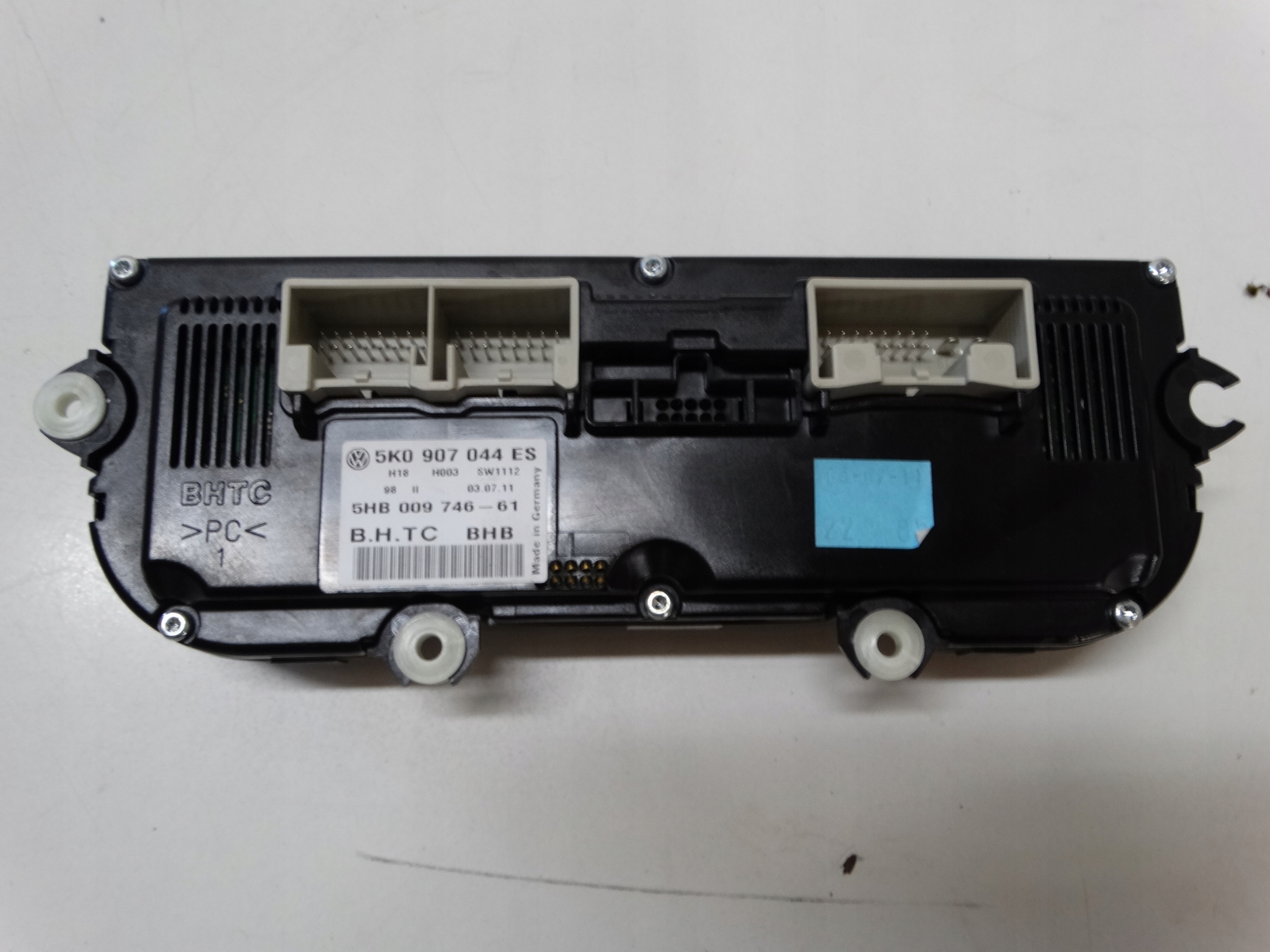PANEL Bouches buses Climatisateur air conditionné VOLKSWAGEN 5KO907044ES