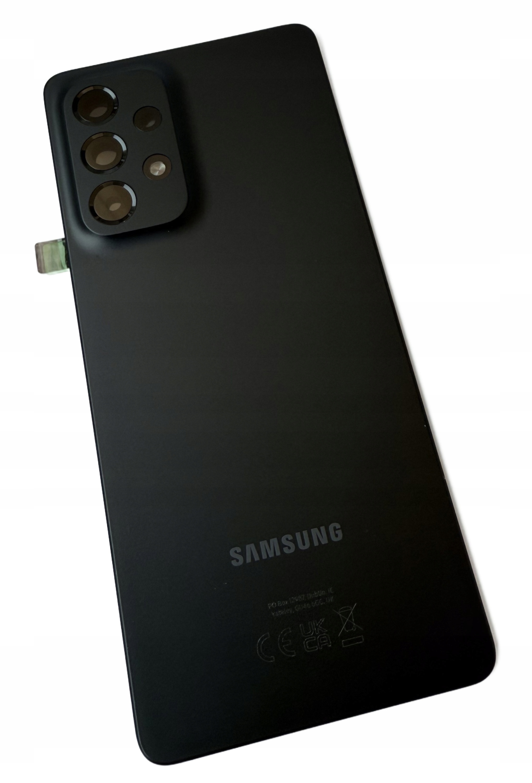Org oryginalna Klapka tył szkło kamery do Samsung Galaxy A53 5G A536 czarna