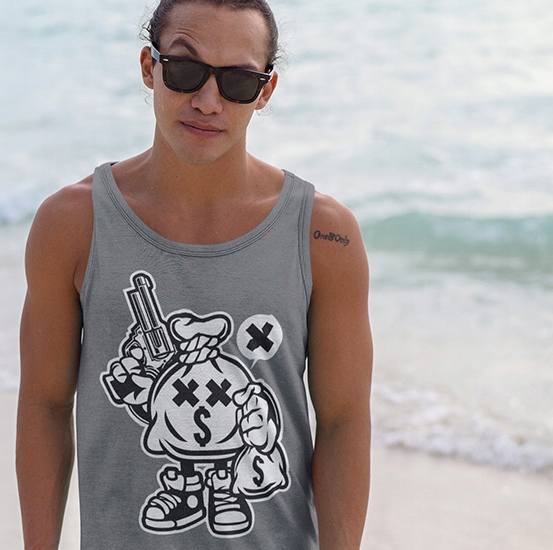 TANK TOP ANIMOWANE MONEY TAKERS Rozmiar XXL