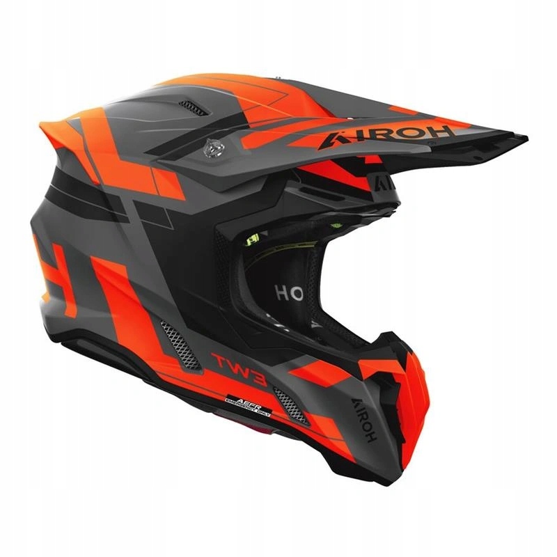 Helma Airoh Twist 3 Dynasty Orange Matt sivá oranžová fluo Darčeky