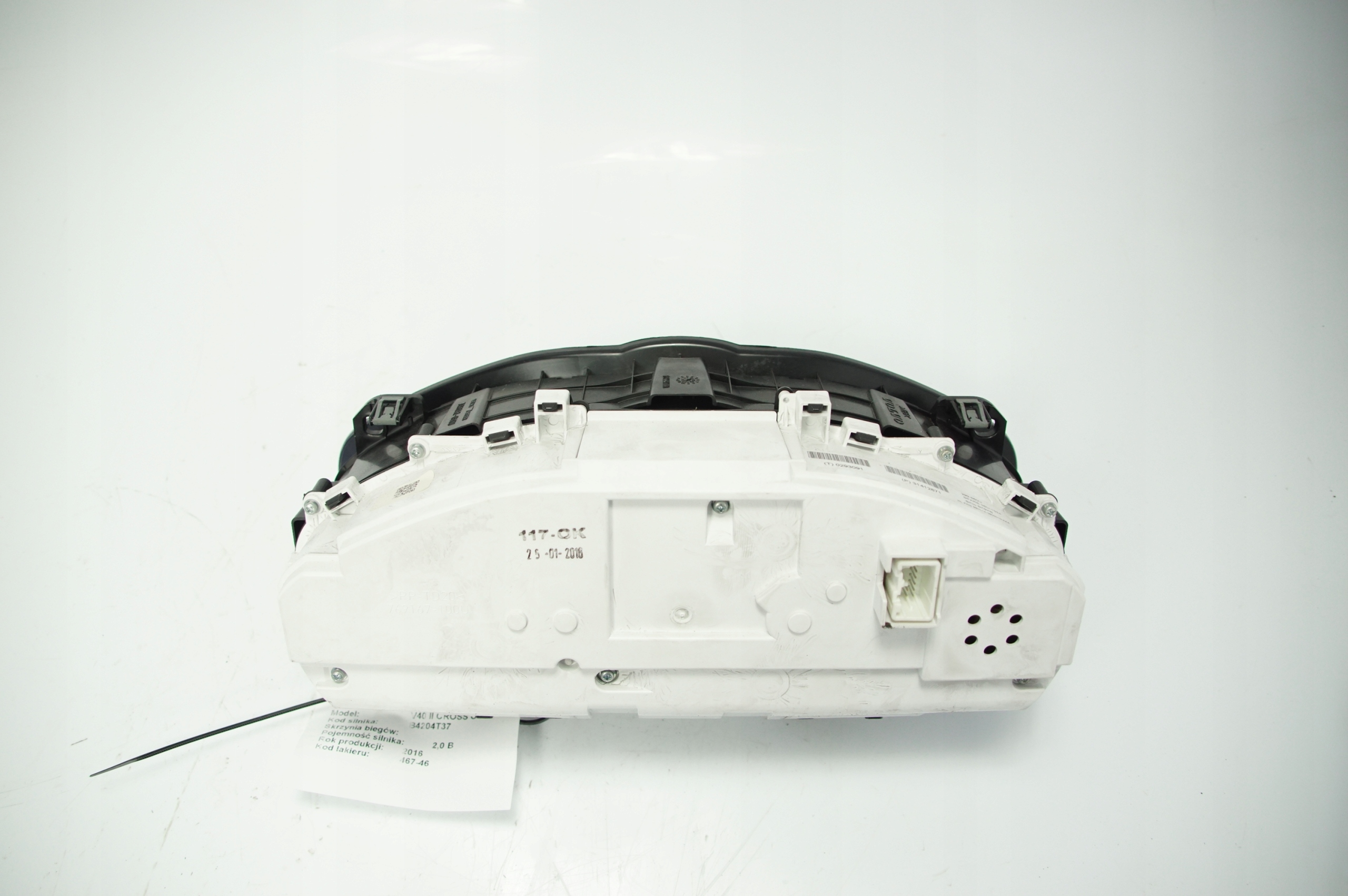 dials clock EU 36011334 VOLVO V40 II CROSS COUNTRY