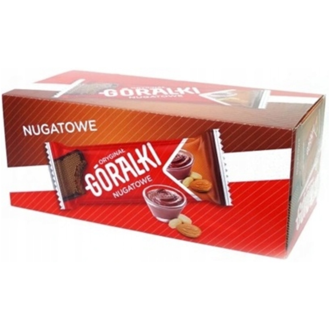 Levně Góralki nugátové tyčinky s krémovou náplní 45 g x 36 kusů