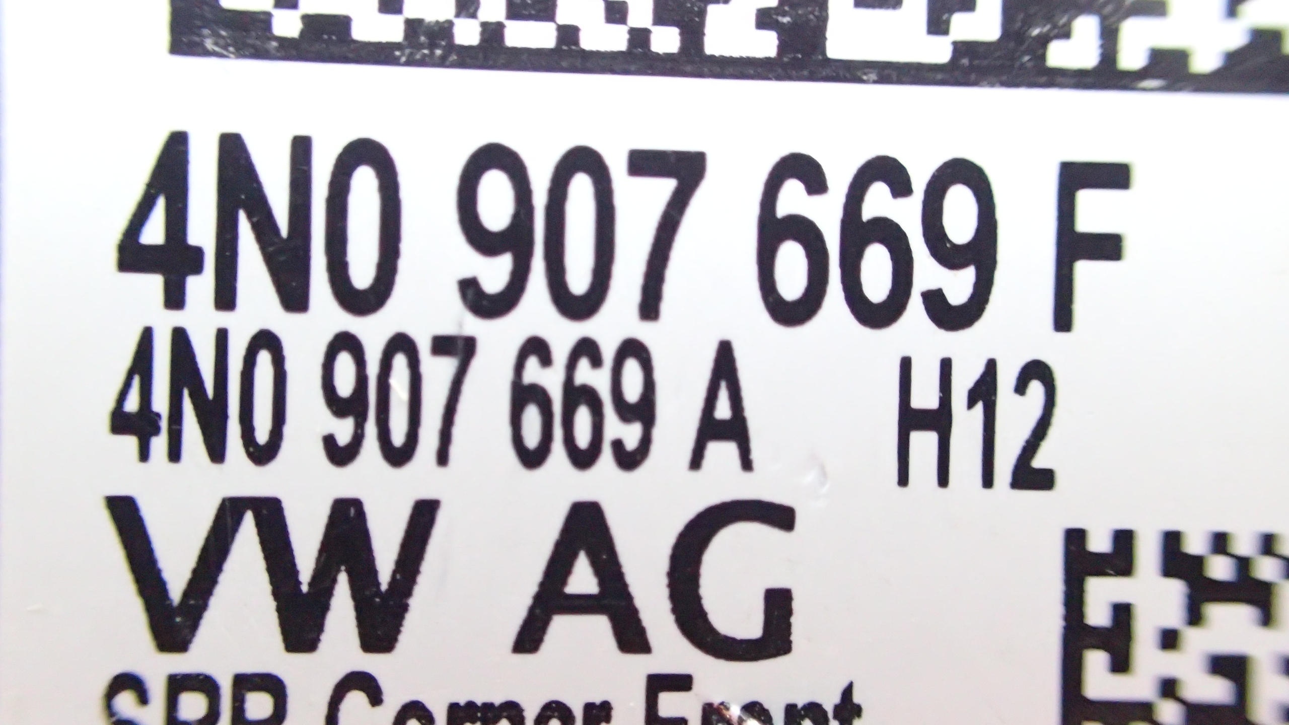 STEROWNIK SIDE ASSIST AUDI 4N0907669F Jakość części (zgodnie z GVO) O - oryginał z logo producenta pojazdu (OE)