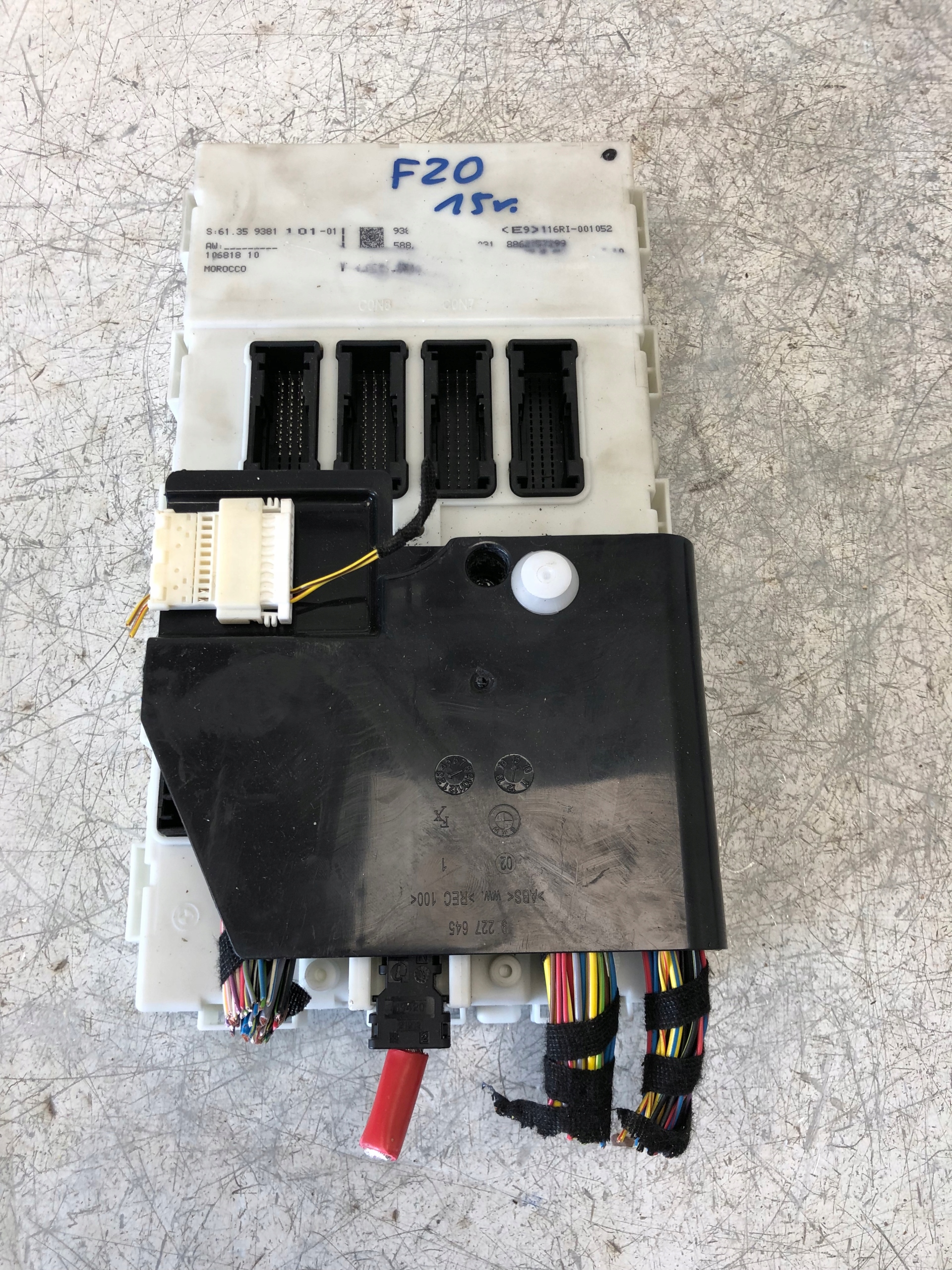 module control unit FEM BMW F20 9381101
