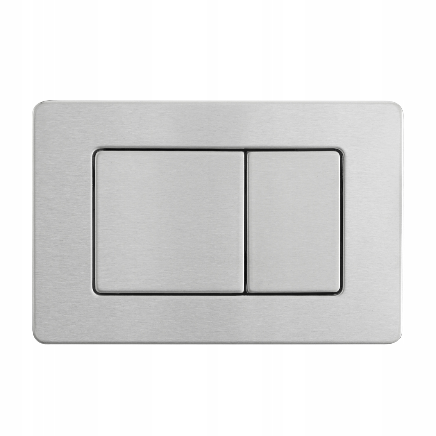 Splachovacie tlačidlo Wc Axo inox nerezová oceľ dvojdielne 25x16,5 cm