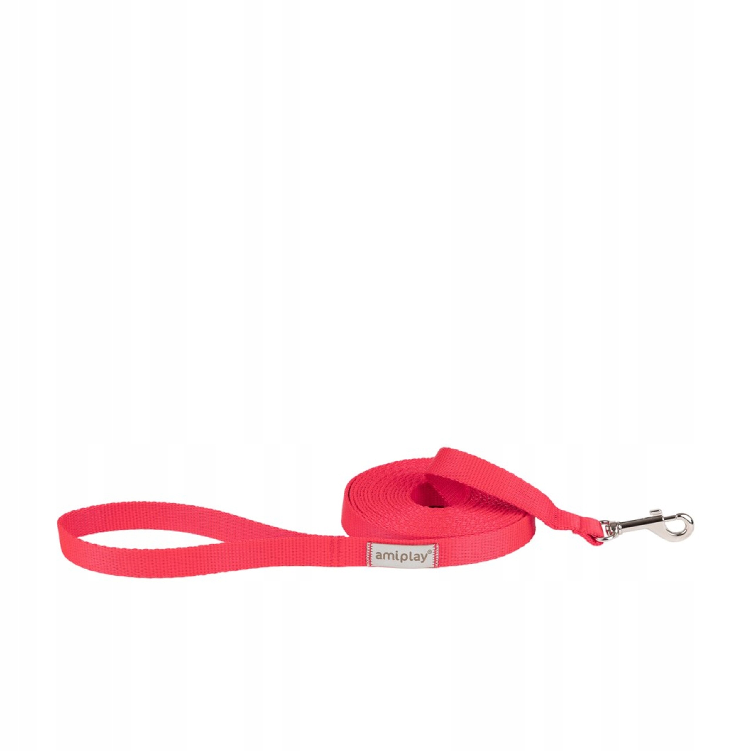 Levně Vodítko pro psa Amiplay Samba nastavitelná silnou páskou 2,5 cm až do 5 metrů