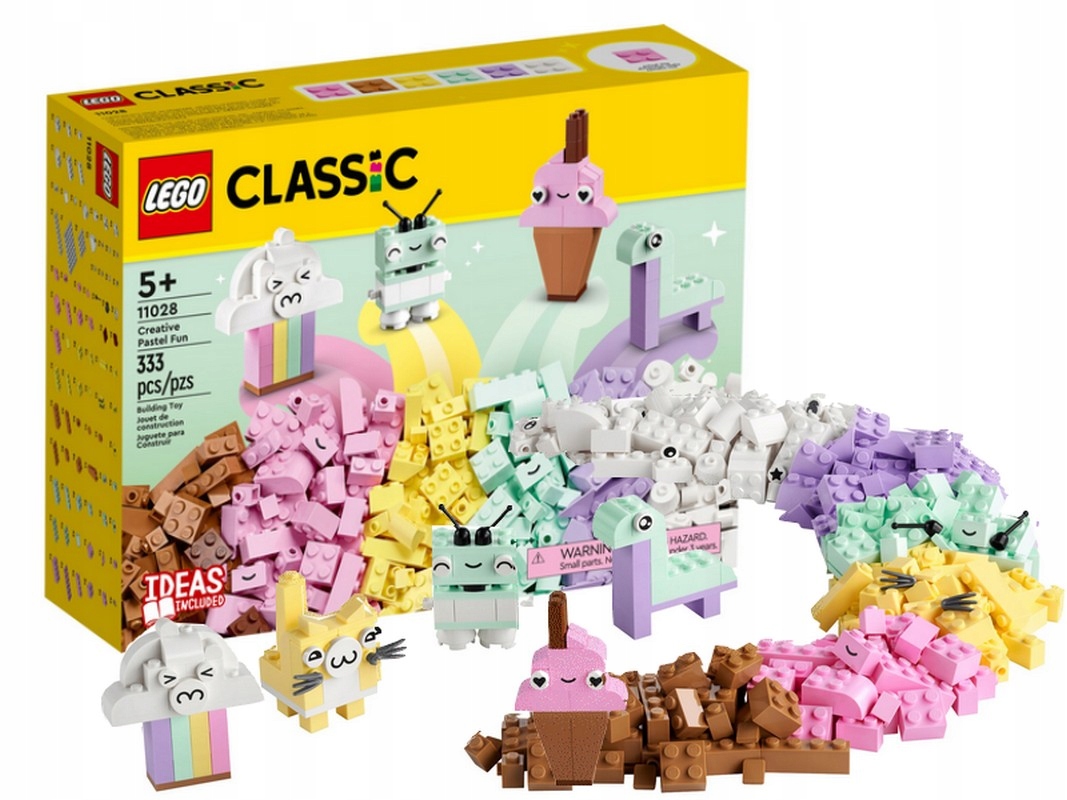

Lego Classic 11028 Kreatywna Zabawa Pastelowymi Ko