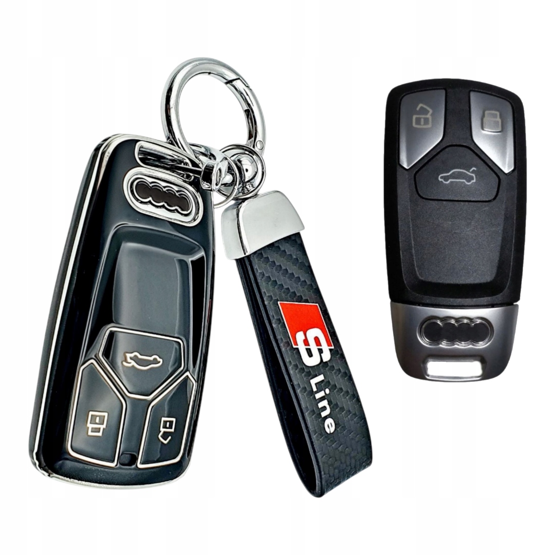 Etui Z Breloczkiem Do Kluczyka Audi B9 A4 A5 A6 A7 A8 Q7