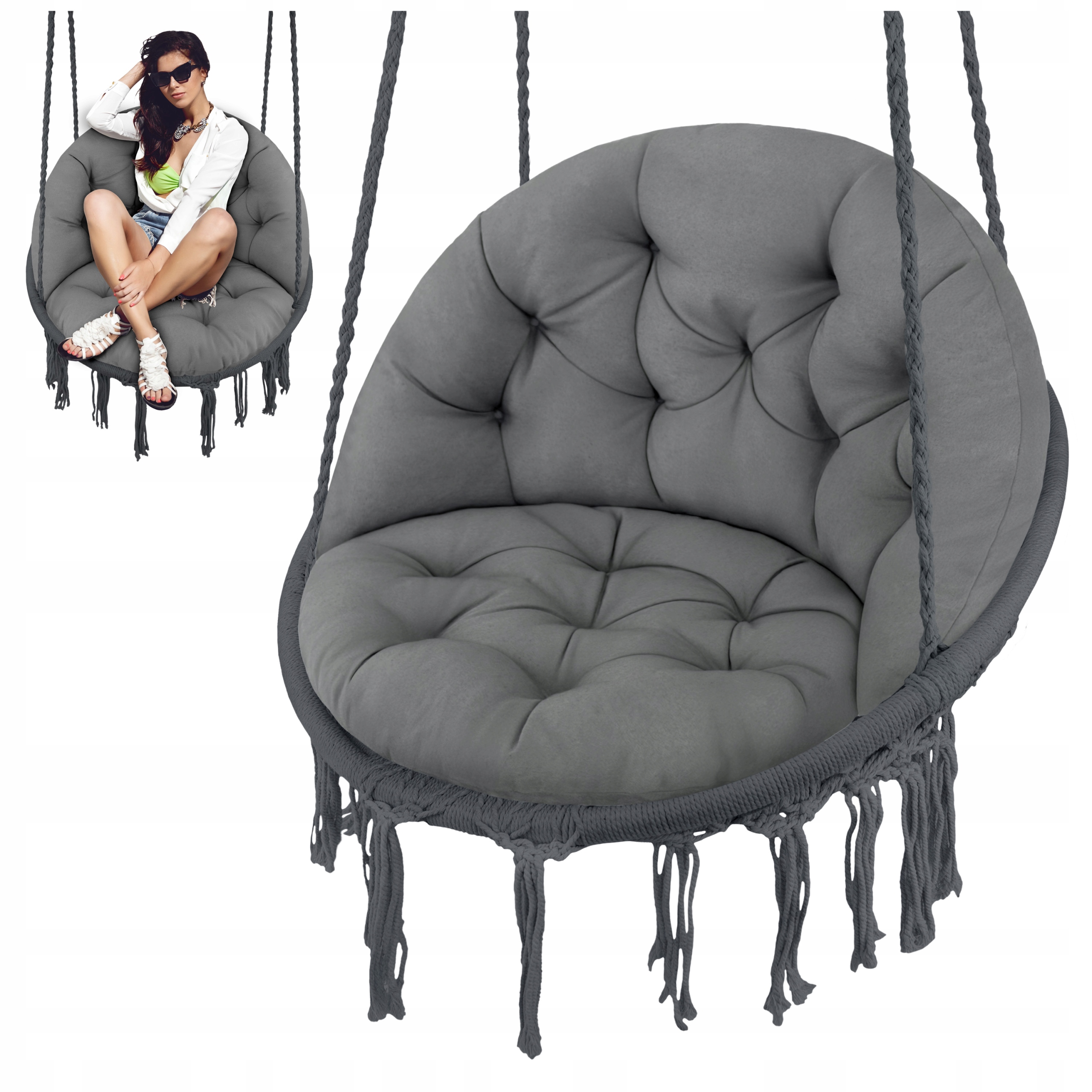 Polštář Na Houpačku Bocianie Hnízdo Závěsné Křeslo Boho Pro Dům Zahrady