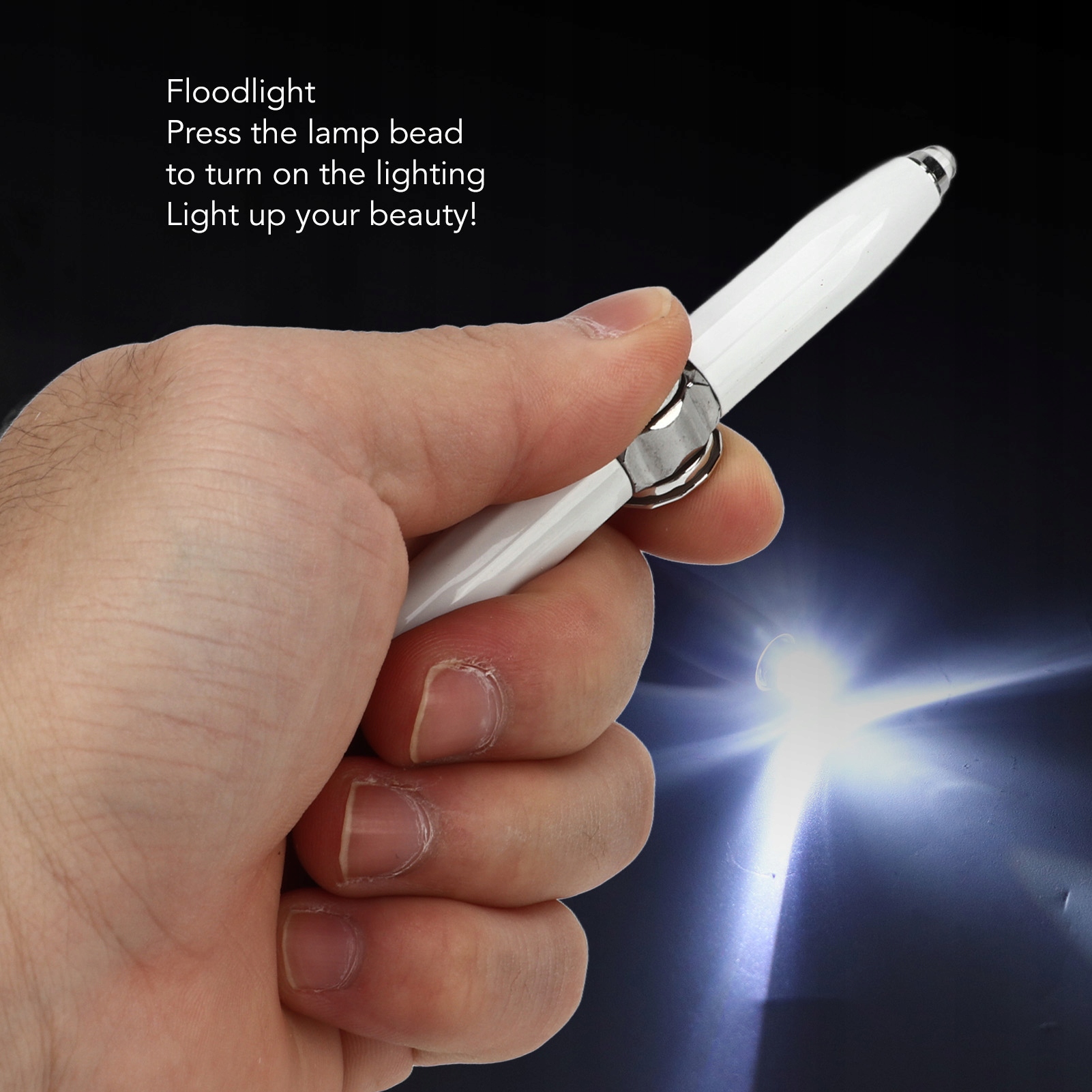 KRĘCĄCY DŁUGOPIS FIDGET PEN SPINNER LED PENSPINNING ŚWIECĄCY Marka bez marki