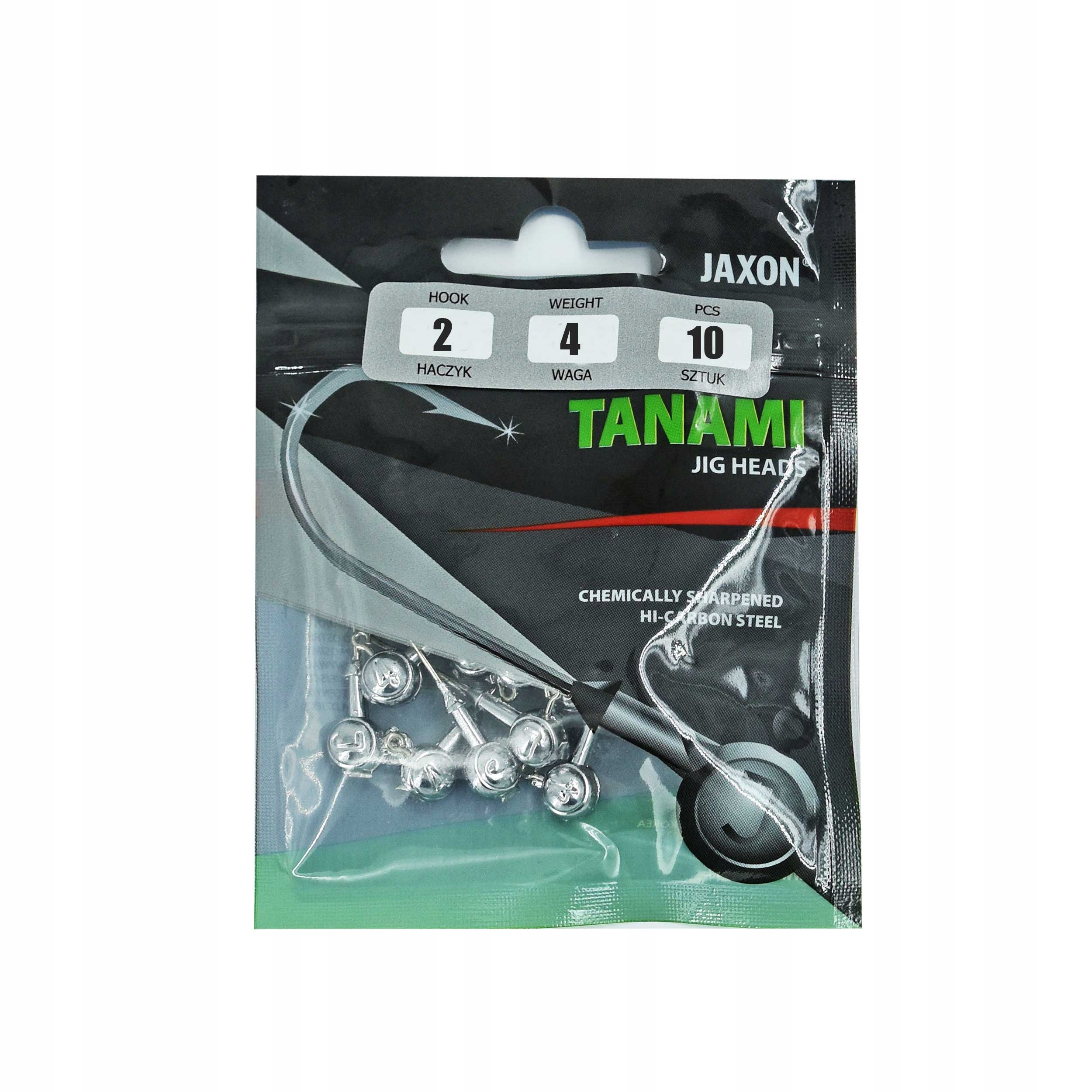 Główka jigowa spinningowa Tanami 2-S 4g 10szt.