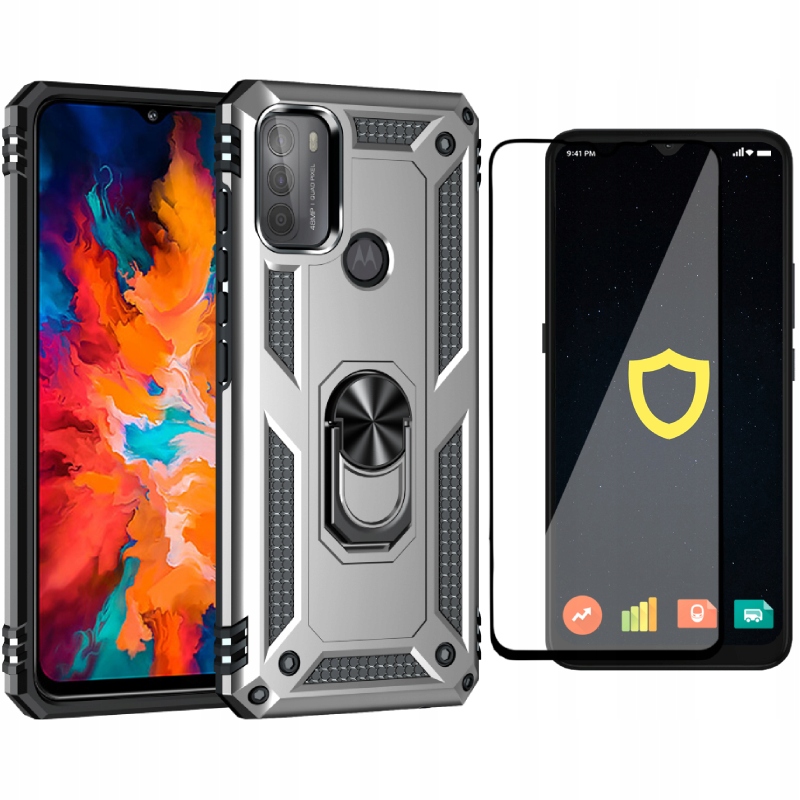 

Etui Case Pancerne Ring Nx Do Moto G50 Szkło
