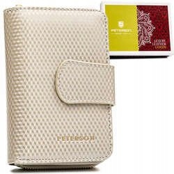 Skórzany portfel damski w orientacji pionowej Peterson